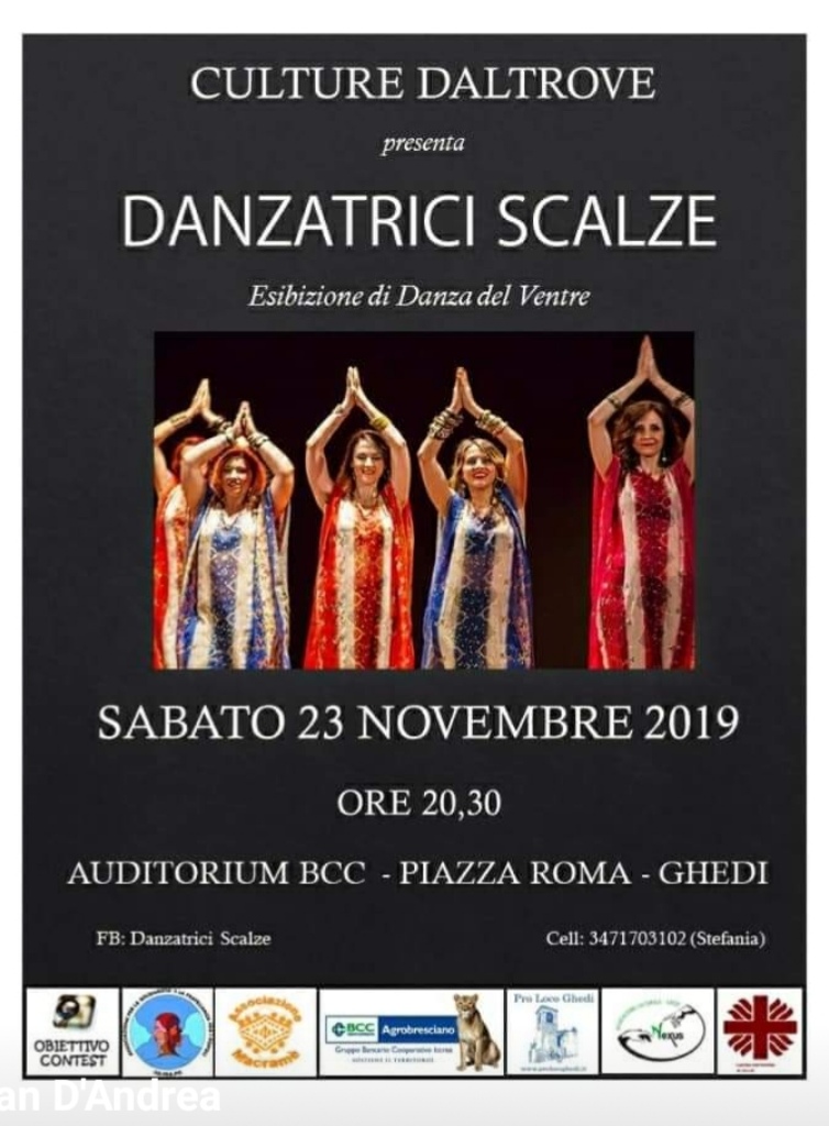 Locandina evento Culture Daltrove - Spettacolo Danzatrici Scalze